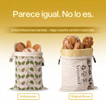 Bolsa Premium para Pan con Cera de Abeja