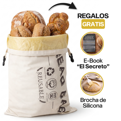Bolsa Premium para Pan con Cera de Abeja